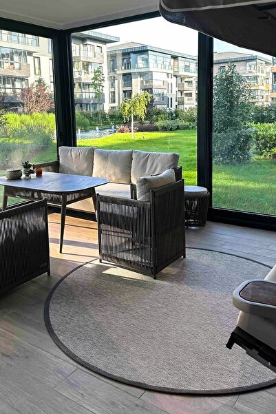 Cool Halı Sisal Roma M208 Hav Toz Vermez Kolay Temizlenen Hasır Doku Ince Düğ...