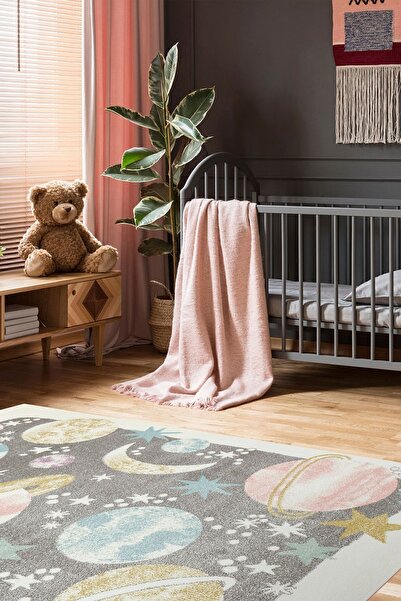 Cool Halı Cool Kids 23 Pastel Çocuk Odası Halısı Hav Toz Vermez Yumuşak Dokul...