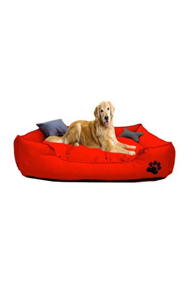 Mavi Vitrin Ultrasoft Büyük Irk Köpek Yatağı Yıkanabilir Yüksek Kaliteli Kuma...