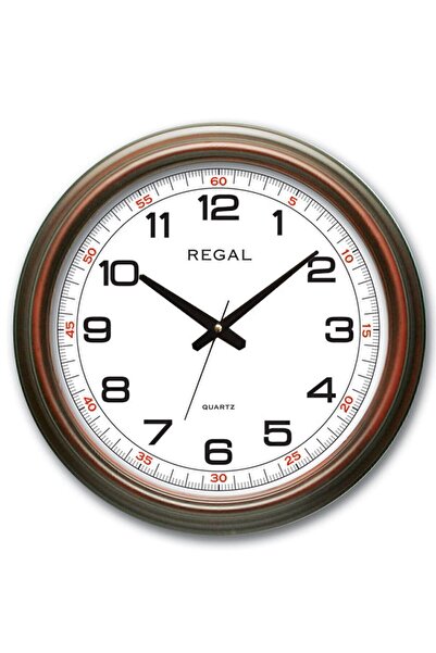 Regal 9108 Aw1 Ahşap Renk Klasik Duvar Saati