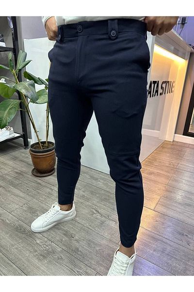 BYATA MENS STYLE MEN'S SLIM CUT FABRIC PANT