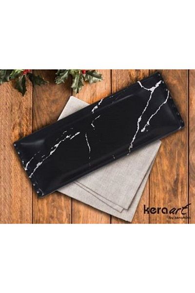 Keramika 33 Cm Kayak Selen Marble Patterned 2 Pieces