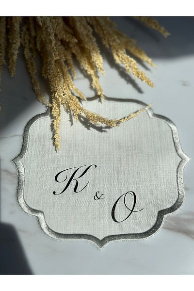 captain design Fabric Napkin / Groom Tray Napkin / Printed Napkin