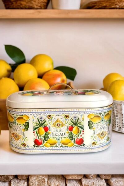 Arma House La Dolce Vita - Sicilian Metal Medium Size White Brot and Box No:12