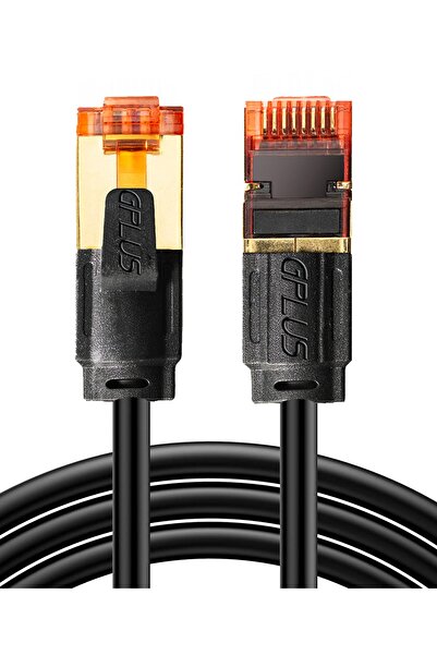 Gplus Cat8 8 Metre S/FTP 40G 2000Mhz 26AWG PIMF Örgülü Folyo Kaplama Network Ethernet Lan Kablosu 8M