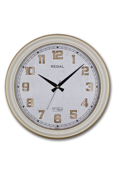 Regal 9108 W3 Beyaz Kasa Büyük Boy Duvar Saati