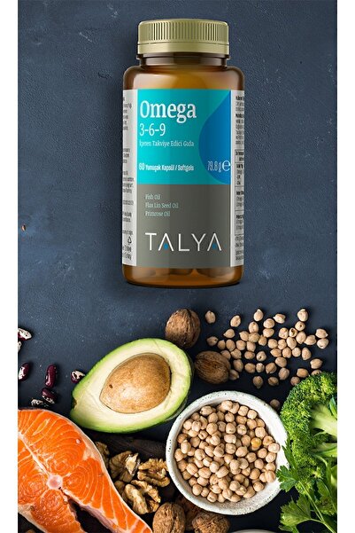 Talya Omega 3-6-9 Içeren Takviye Edici Gıda, Balık Yağı, 60 Yumuşak Kapsül