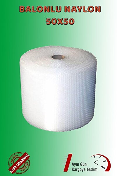 Dempak Balonlu Naylon 50 Cm X 50 Mt Patpat Pıtpıt Ambalaj, Paketleme, Eşya Ko...