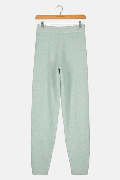 Guess Kids Girl Textured Pants, Mint Green