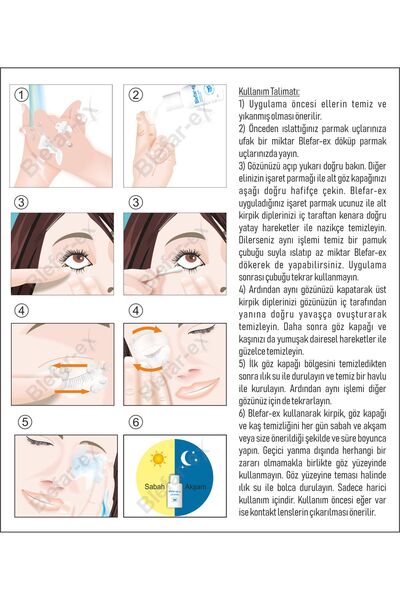 Blefarex Göz Çevresi Şampuanı, Kirpik Şampuanı