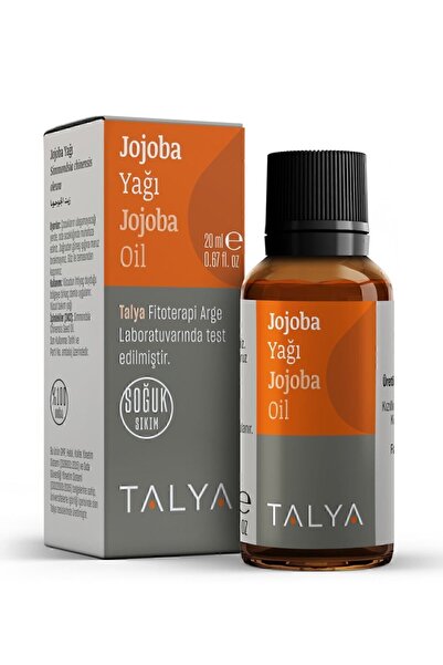Talya Jojoba Yağı, Soğuk Sıkım, %100 Saf Ve Doğal, 20 ml