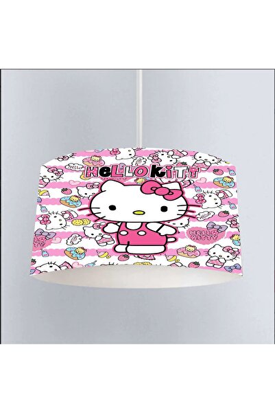 EVSEHOMES Rengarenk Hello Kity Di?ji?tal Baski Avi?ze