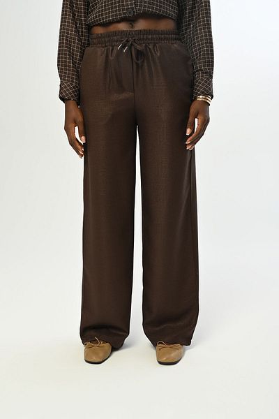 Orfeo Negro Wide Leg and Elastic Waist Women's Trousers