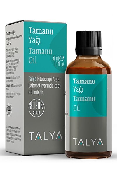 Talya Tamanu Yağı, Soğuk Sıkım, %100 Saf Ve Doğal, 50 ml