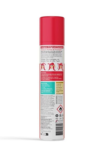 Pumpoo Orijinal Kuru Şampuan + Kuru Şampuan Spanish Summer 200 ML