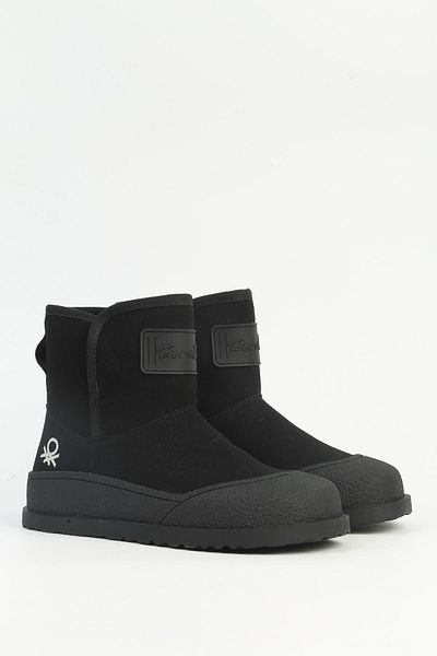 Benetton Μαύρα γυναικεία μποτάκια - Εισαγόμενα BNI-11234