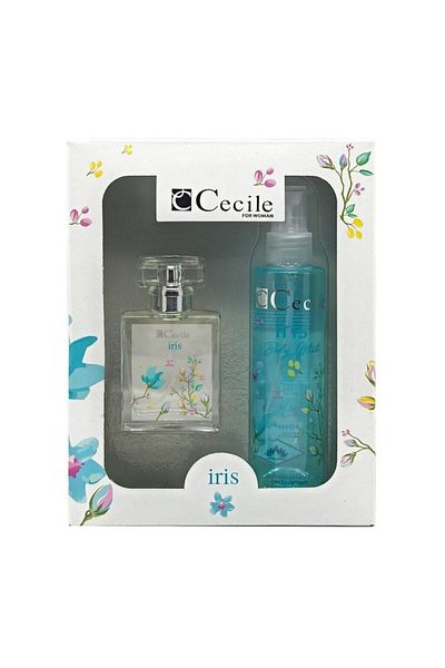 Cecile Women's Edt Iris 55 ml + Body Mist 150 ml