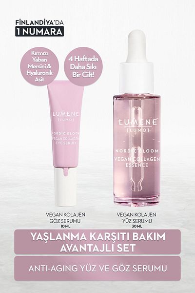 LUMENE Vegan Collagen Serum Set