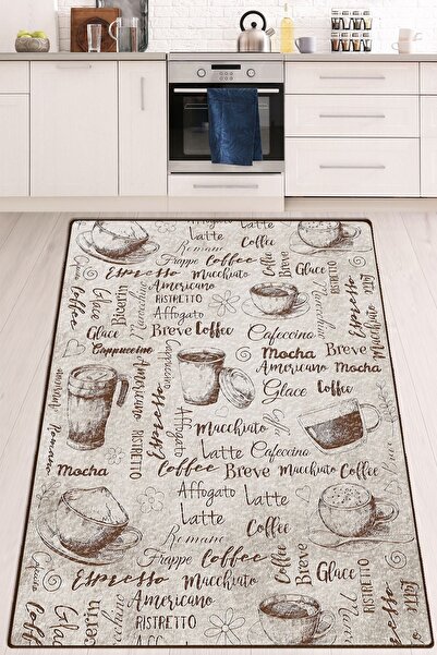 Chilai Home Conversation Mutfak Halısı Kaymaz Taban Yıkanabilir Leke Tutmaz Djth