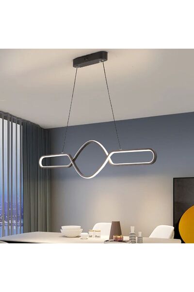 PeraTeknoloji Neo / Sarkıt Avize / 90 cm / 3 Renk Işık / Antrasit Gövde / 3 Y...