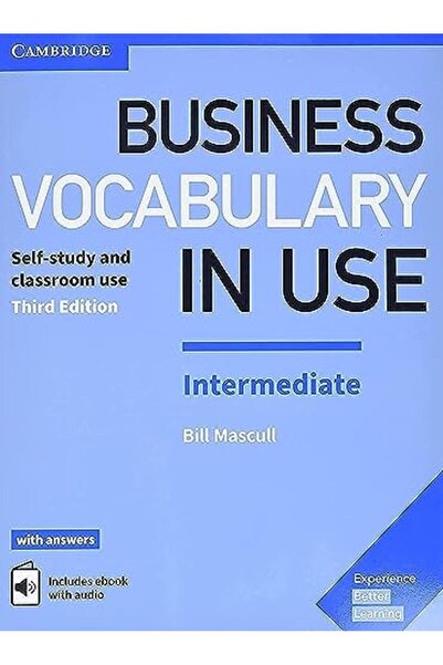 Cambridge المفردات التجارية المستخدمة في الكتاب المتوسط ​​مع الإجابات والدراس...