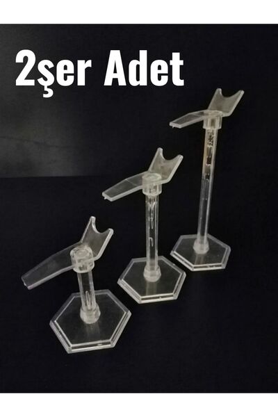 Özfiliz Mağaza Ekipmanları 2 Adet 3lü Ayakkabı Stand, Ürün Teşhir Standı, 3lü Stand Seti Pleksi Şeffaf