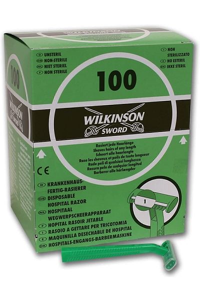 Wilkinson 100 Pieces Bath Disposable Shaving Blades