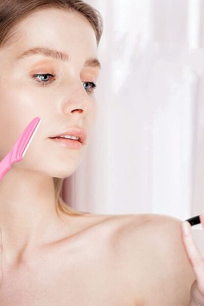 COZY SENSE Kaş Yanak Bıyık Alıcı 3'lü Epilasyon Ustura Seti Epilatör Yüz Jileti Kaş Usturası Kadın Jileti