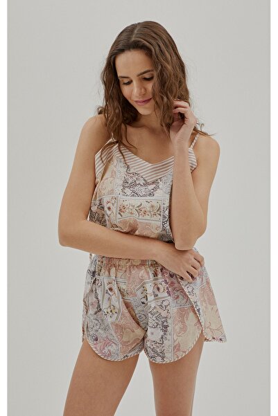 Pilea Σετ πιτζάμες Brice με βαμβακερό σορτς