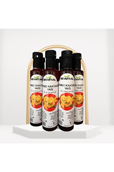 Byzeynepdurak زيت نبتة سانت جون باللون الأحمر 250 مل