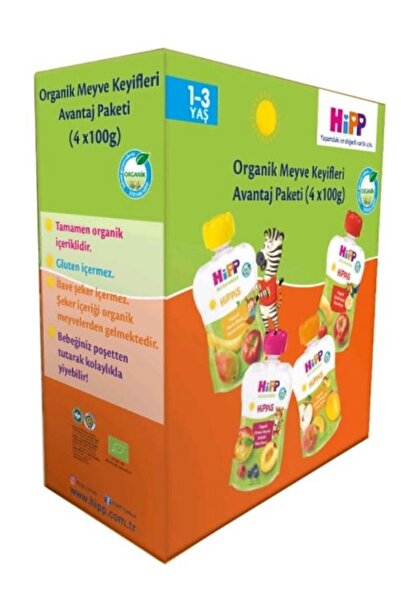 Hipp Meyve Püresi Avantaj Paketi 4*100 gr