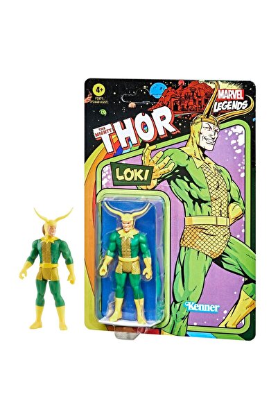 Marvel Hasbro Legends Retro 375 Loki Aksiyon Figürü