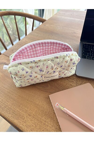 Punchiess مقلمة زهرية صفراء مقرمشة