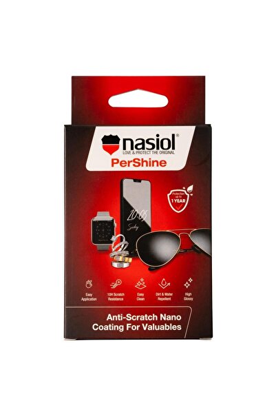 Nasiol -SET 3-Kişisel Eşyalar Nano Kaplama 3'lü Seti-Ayakkabı,Kıyafet,Saat,Gözlük,Tablet Yüzeyleri