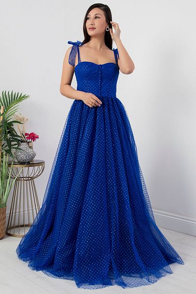 PULLIMM Rochie cu bretele din tul cu sclipici - ECR5331
