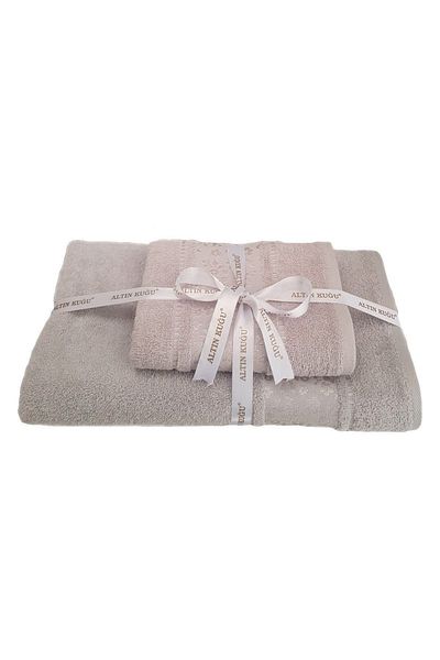 Özdilek Camellia Bath Towel Set - 70x140 cm and 50x80 cm