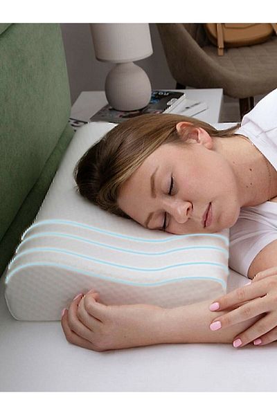 ekonax 50X32X12-8Cm Medium Size Orthopedic Neck Hernia and Pillow - Straightening Neck Pain