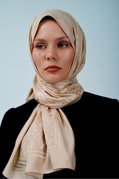 PİRAMİT Mink Premium Jacquard Shawl