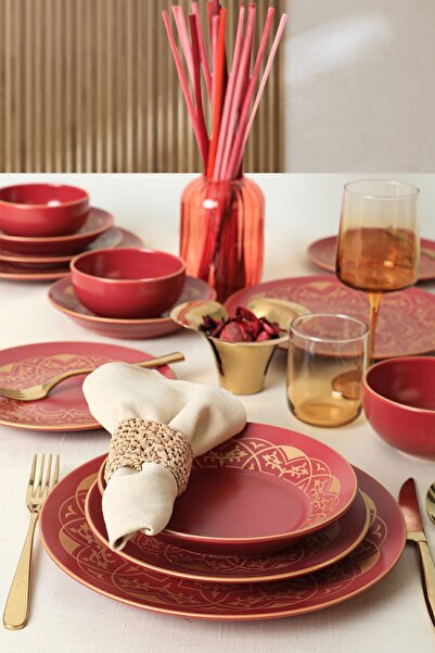 Keramika Hatırat Yemek Takımı 24 Parça 6 Kişilik 521