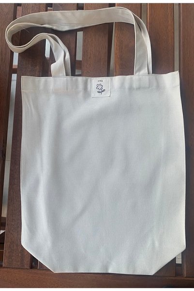 fimugift Fimu Beige Gusseted Cloth Bag