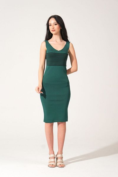 HayalGecesi Tricotaj de damă Rochie sezonieră Lycra Scară 90cm Verde Xs-s-m Compatibilă