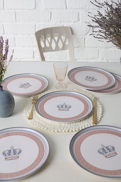 Keramika Royal Majesty Serving Plate 28 Cm 6 Pieces 21623
