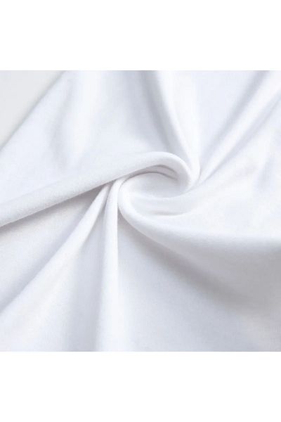 MOJADON White Strappy Men's Cotton Undershirt - Pack of 1