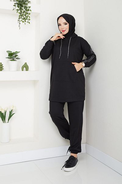 CNG MODA Hijab Tracksuit Set - Oversize Model