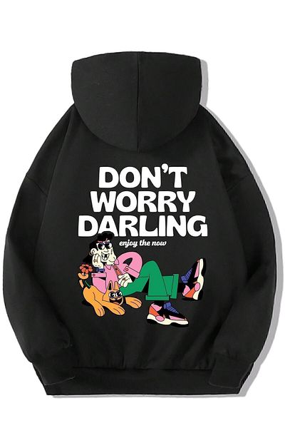 BRZ KIDS Hanorac unisex pentru copii Don’t Worry