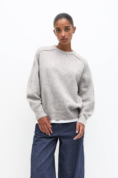 Pull & Bear Oversize Sweater with Sleeves