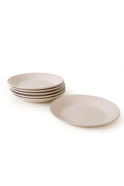 Keramika Cream Hitit Dinner Plate 21 Cm 6 Pieces 030