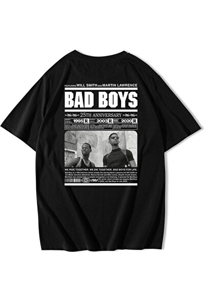 BRZ COLLECTION Tricou oversize unisex pentru 25 de ani de la Bad Boys
