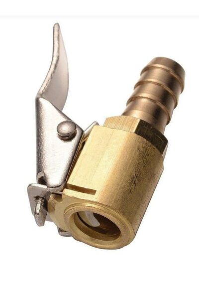 POLATLI OTO AKSESUAR Sibop Ucu Hava Lastik Şişirme Mandalı M8 Hortum Girişli