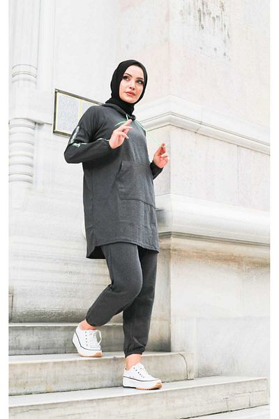 CNG MODA Hijab Tracksuit Set - Oversize Model